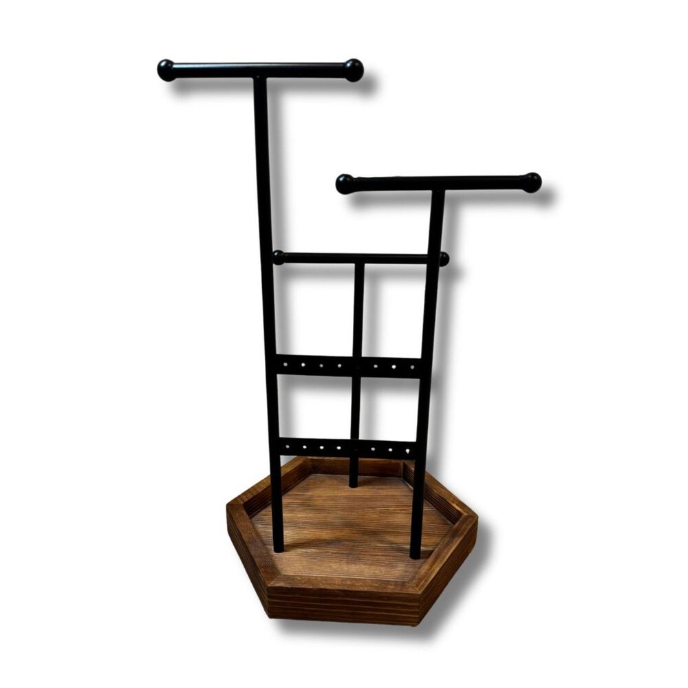 3 Tier Jewelry Display Stand Organizer Holder Tray